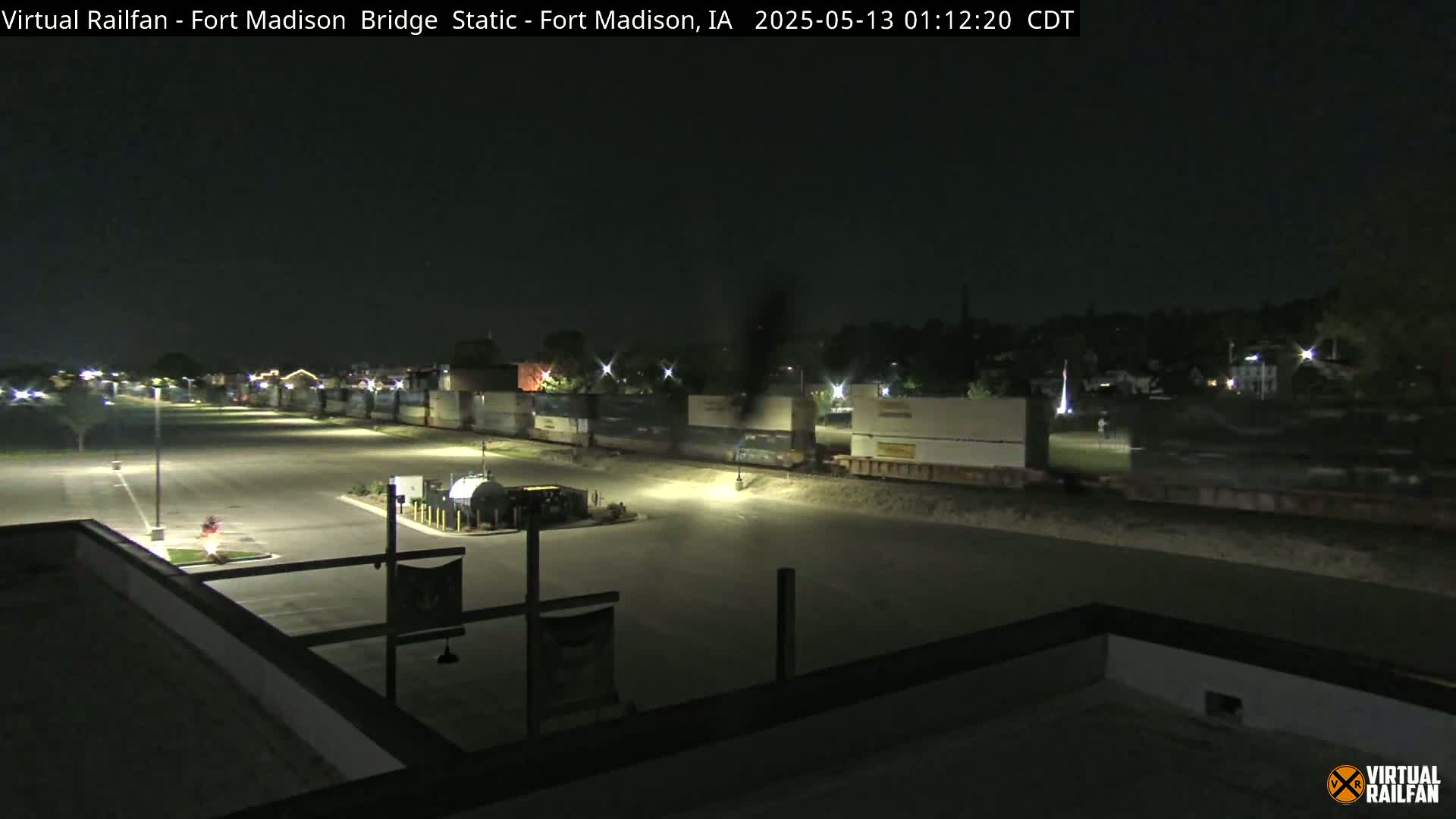 Fort Madison Railroad Crossing Live Cam -  Fort Madison, Lee, Iowa, USA