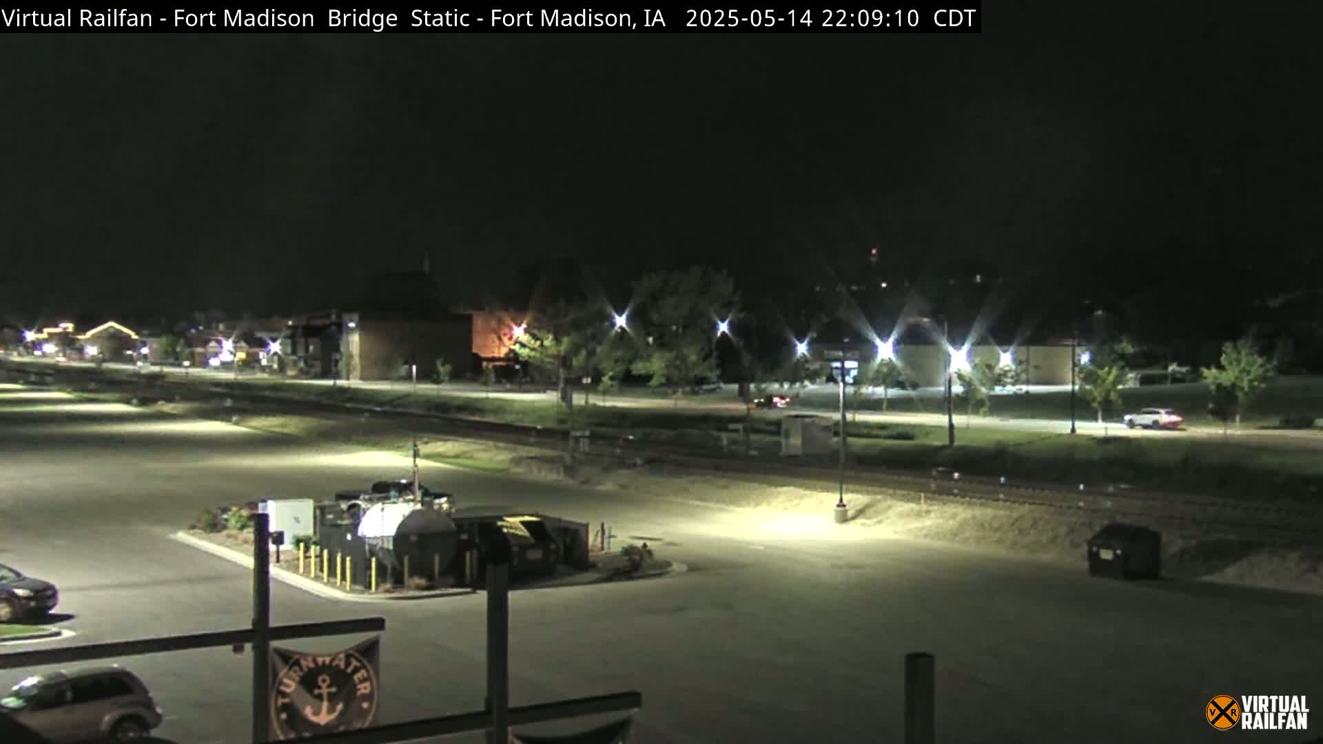 Fort Madison Railroad Crossing Live Cam -  Fort Madison, Lee, Iowa, USA