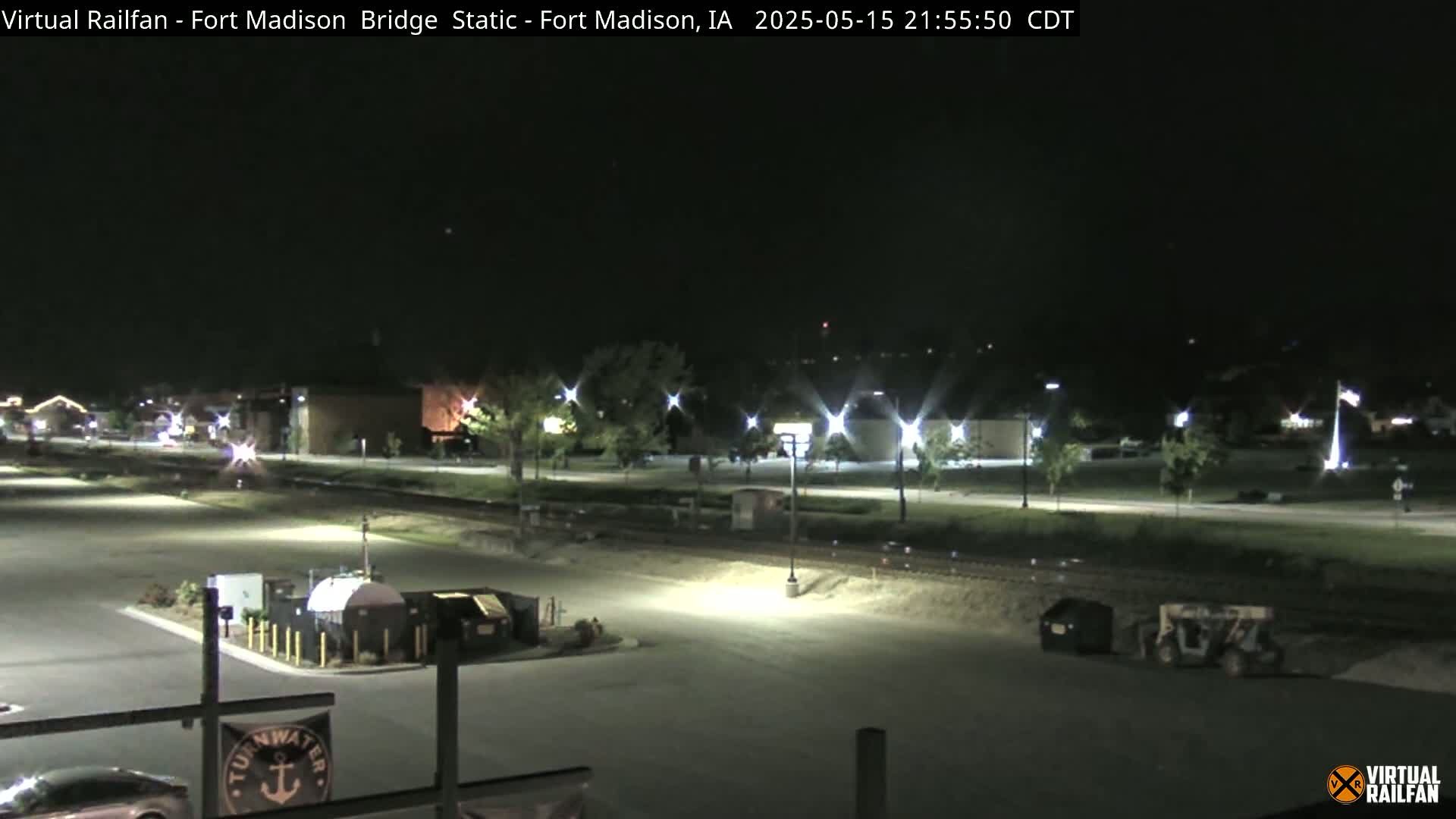 Fort Madison Railroad Crossing Live Cam -  Fort Madison, Lee, Iowa, USA