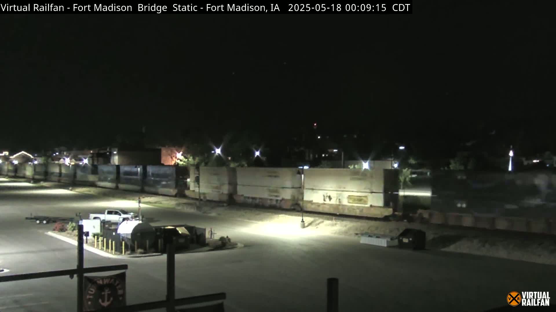 Fort Madison Railroad Crossing Live Cam -  Fort Madison, Lee, Iowa, USA