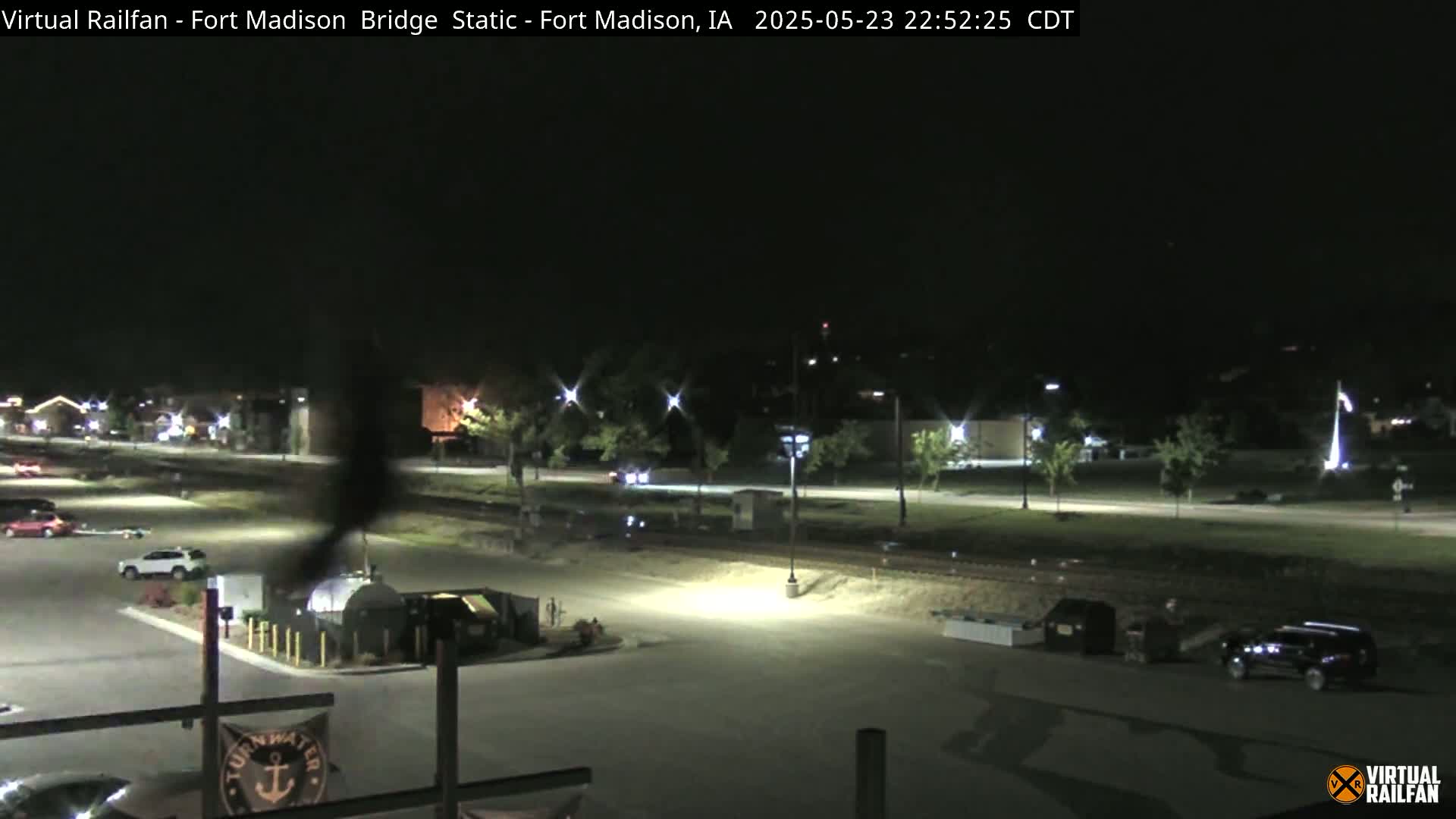 Fort Madison Railroad Crossing Live Cam -  Fort Madison, Lee, Iowa, USA
