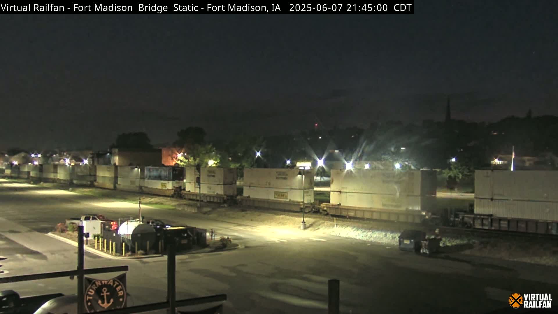 Fort Madison Railroad Crossing Live Cam -  Fort Madison, Lee, Iowa, USA
