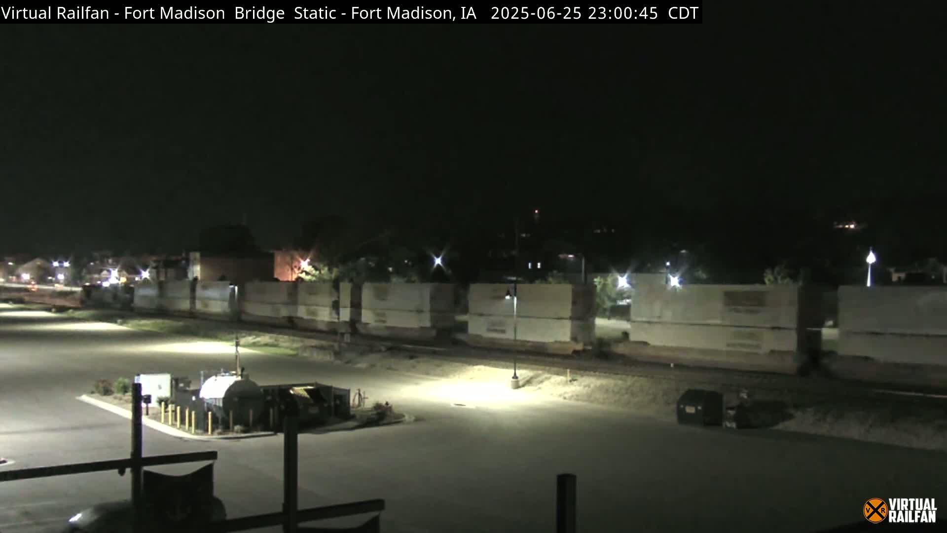 Fort Madison Railroad Crossing Live Cam -  Fort Madison, Lee, Iowa, USA