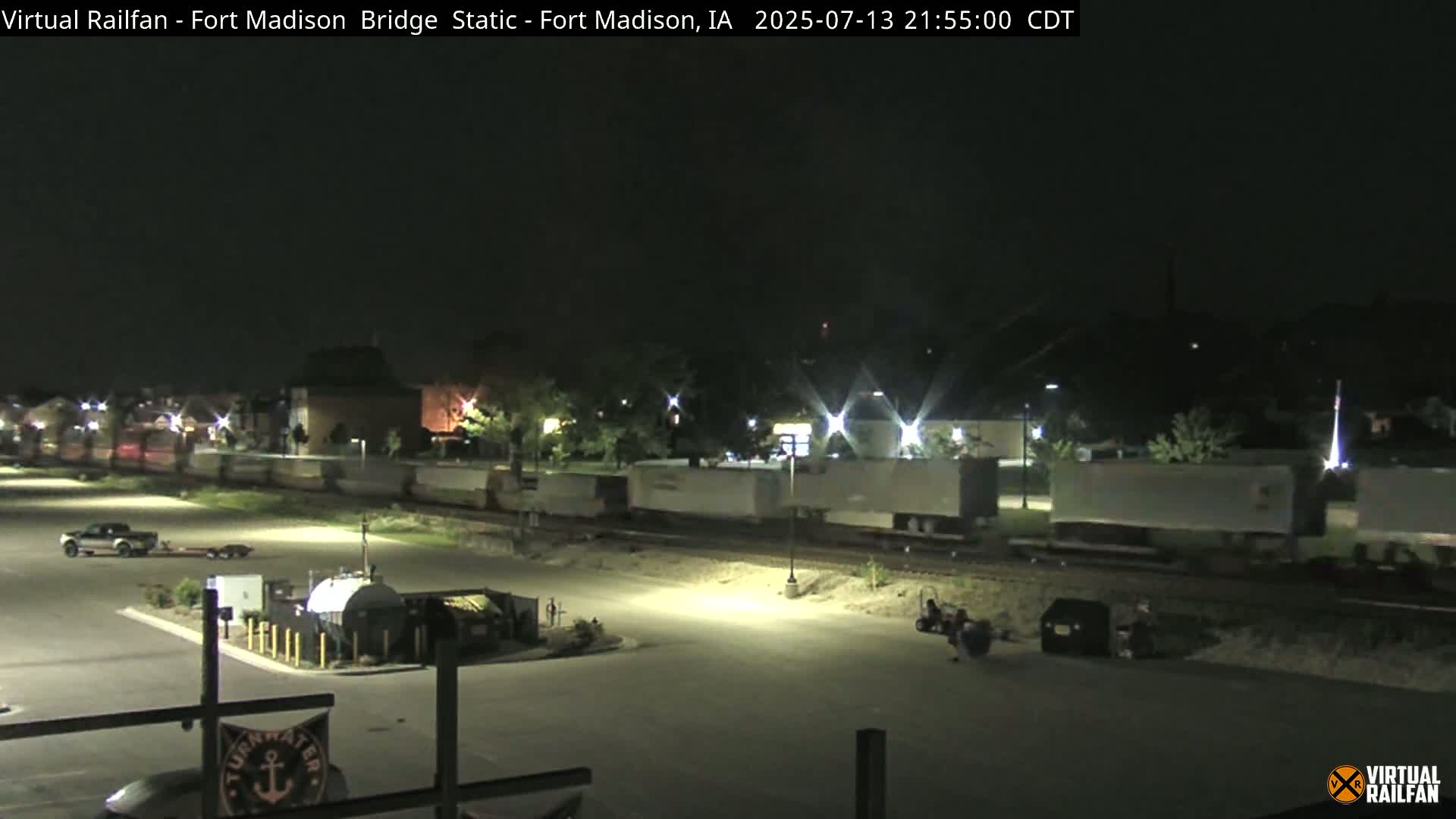 Fort Madison Railroad Crossing Live Cam -  Fort Madison, Lee, Iowa, USA