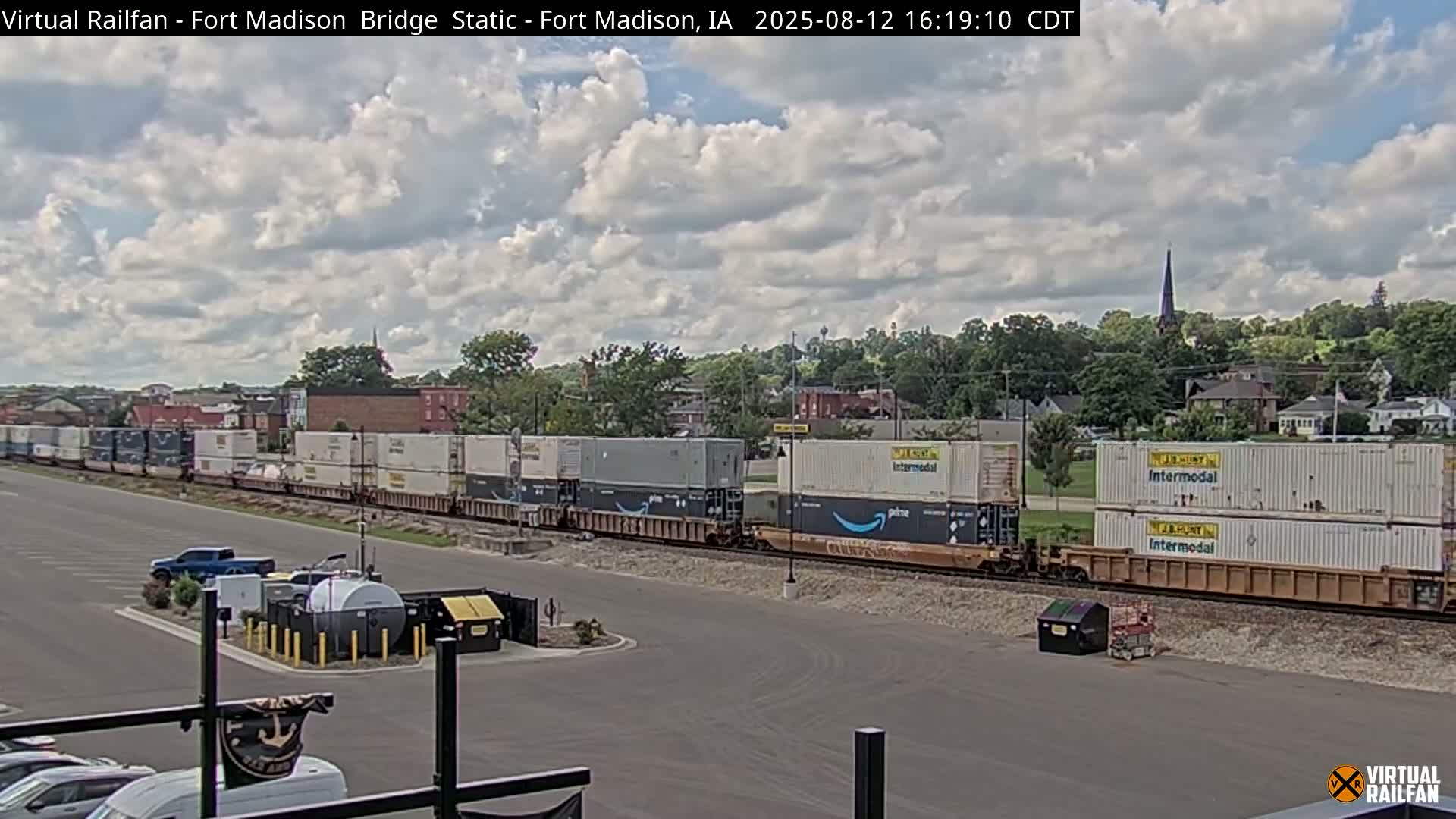 Fort Madison Railroad Crossing Live Cam -  Fort Madison, Lee, Iowa, USA