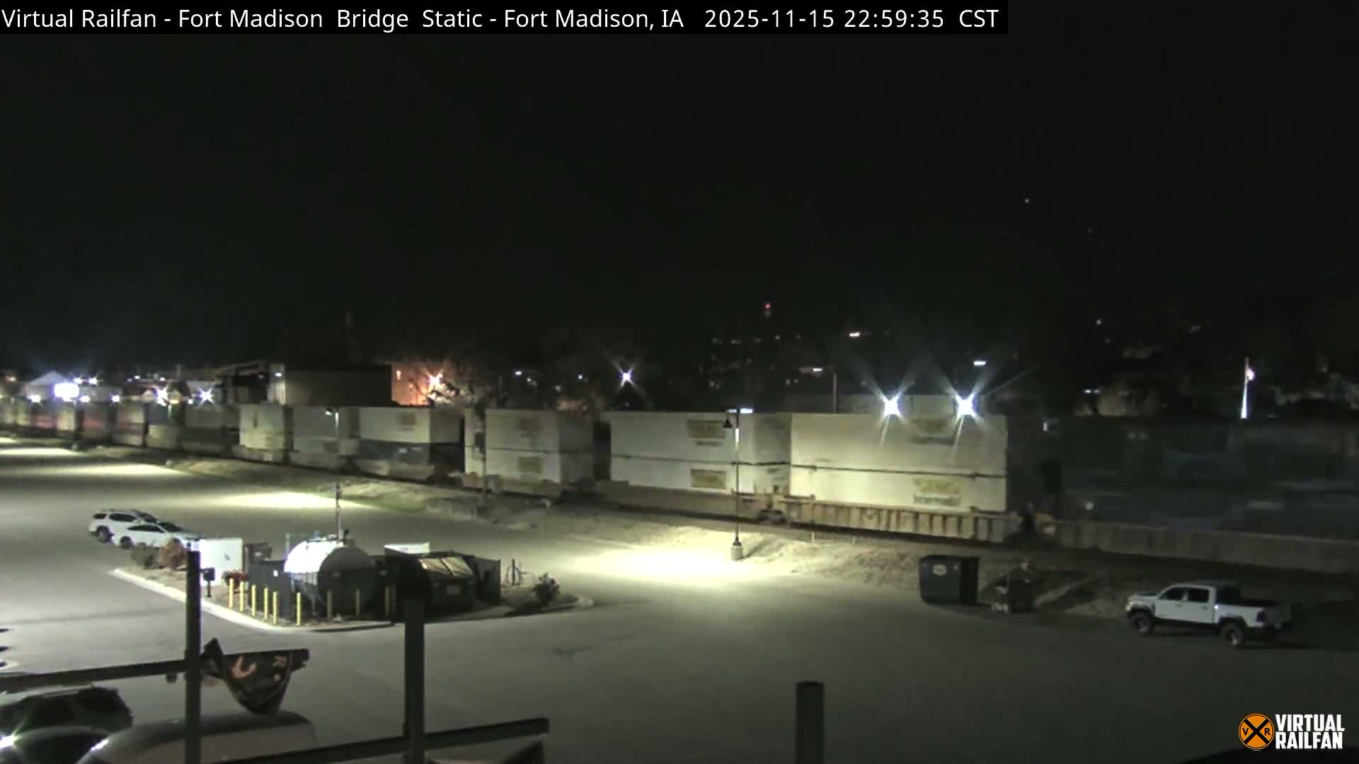 Fort Madison Railroad Crossing Live Cam -  Fort Madison, Lee, Iowa, USA