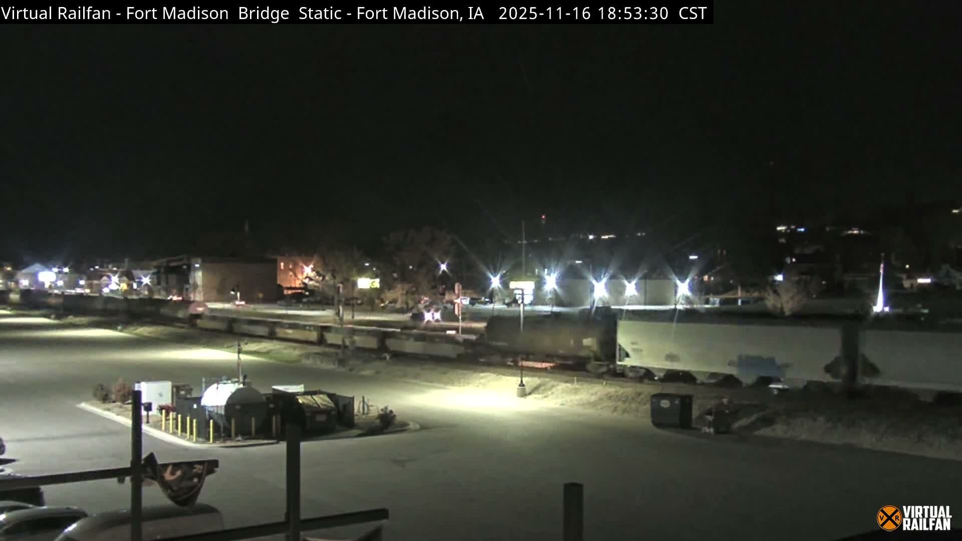Fort Madison Railroad Crossing Live Cam -  Fort Madison, Lee, Iowa, USA
