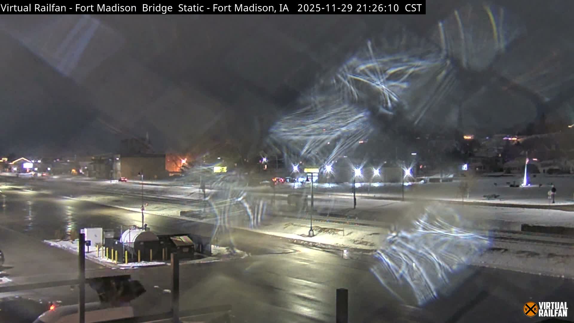 Fort Madison Railroad Crossing Live Cam -  Fort Madison, Lee, Iowa, USA
