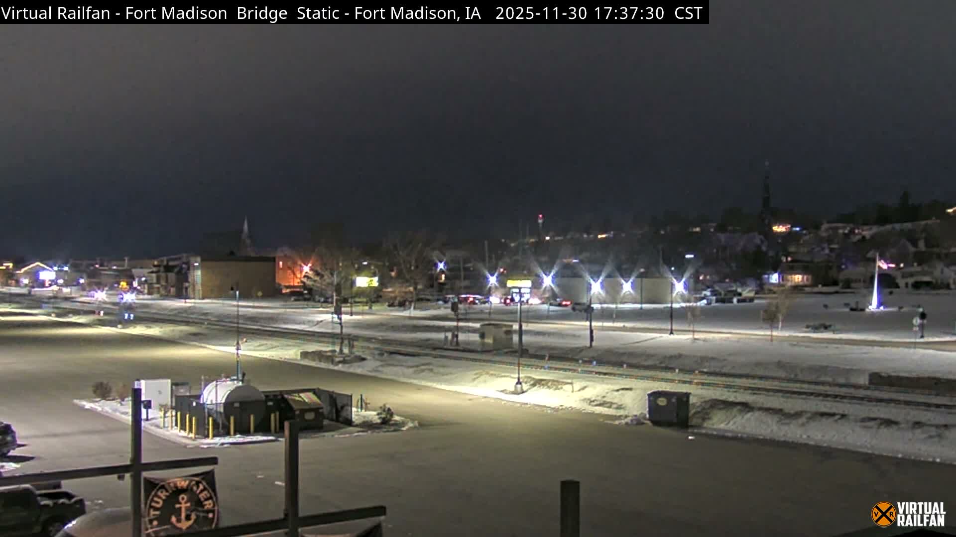 Fort Madison Railroad Crossing Live Cam -  Fort Madison, Lee, Iowa, USA