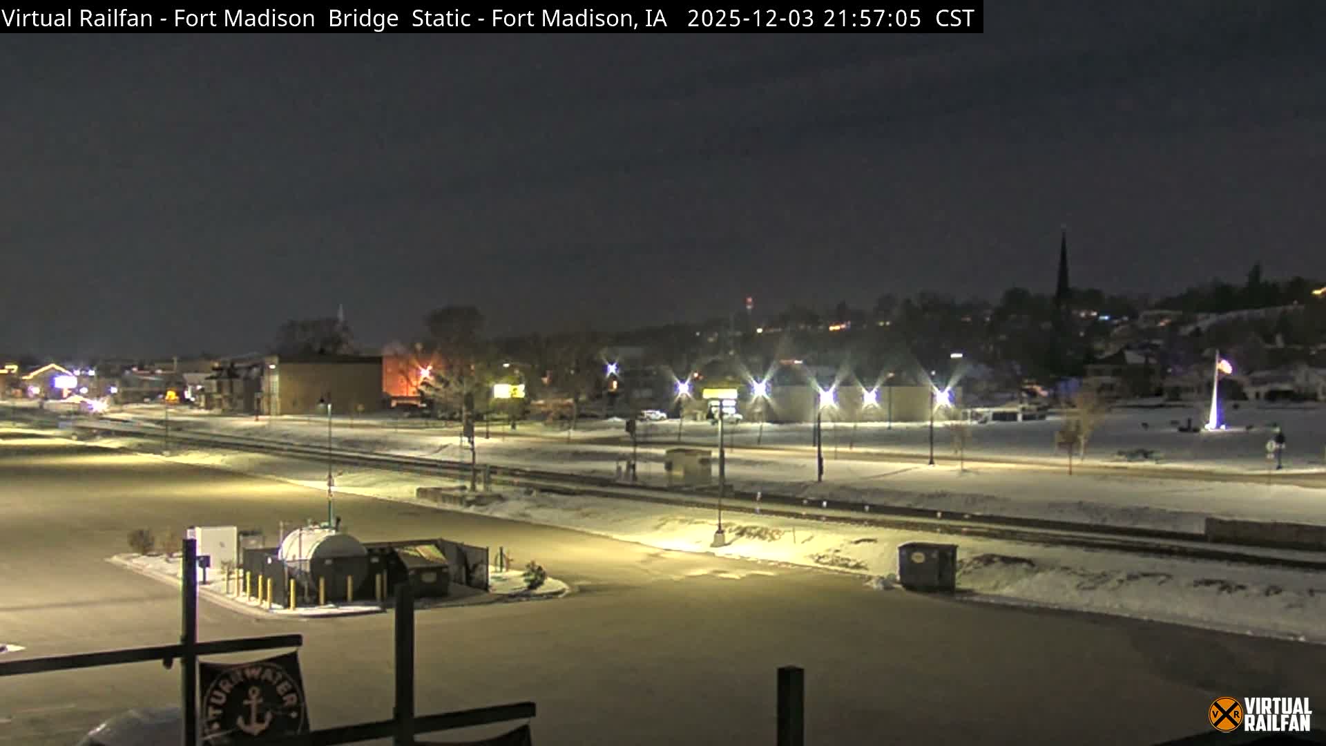Fort Madison Railroad Crossing Live Cam -  Fort Madison, Lee, Iowa, USA