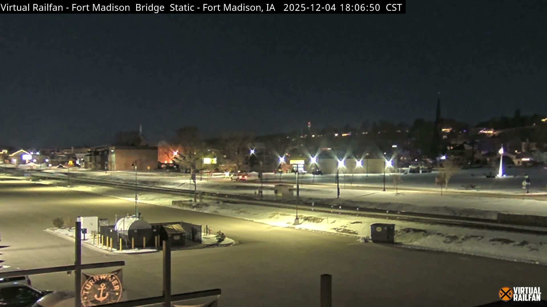 Fort Madison Railroad Crossing Live Cam -  Fort Madison, Lee, Iowa, USA