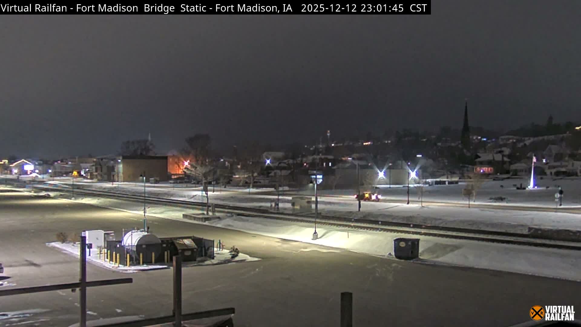 Fort Madison Railroad Crossing Live Cam -  Fort Madison, Lee, Iowa, USA