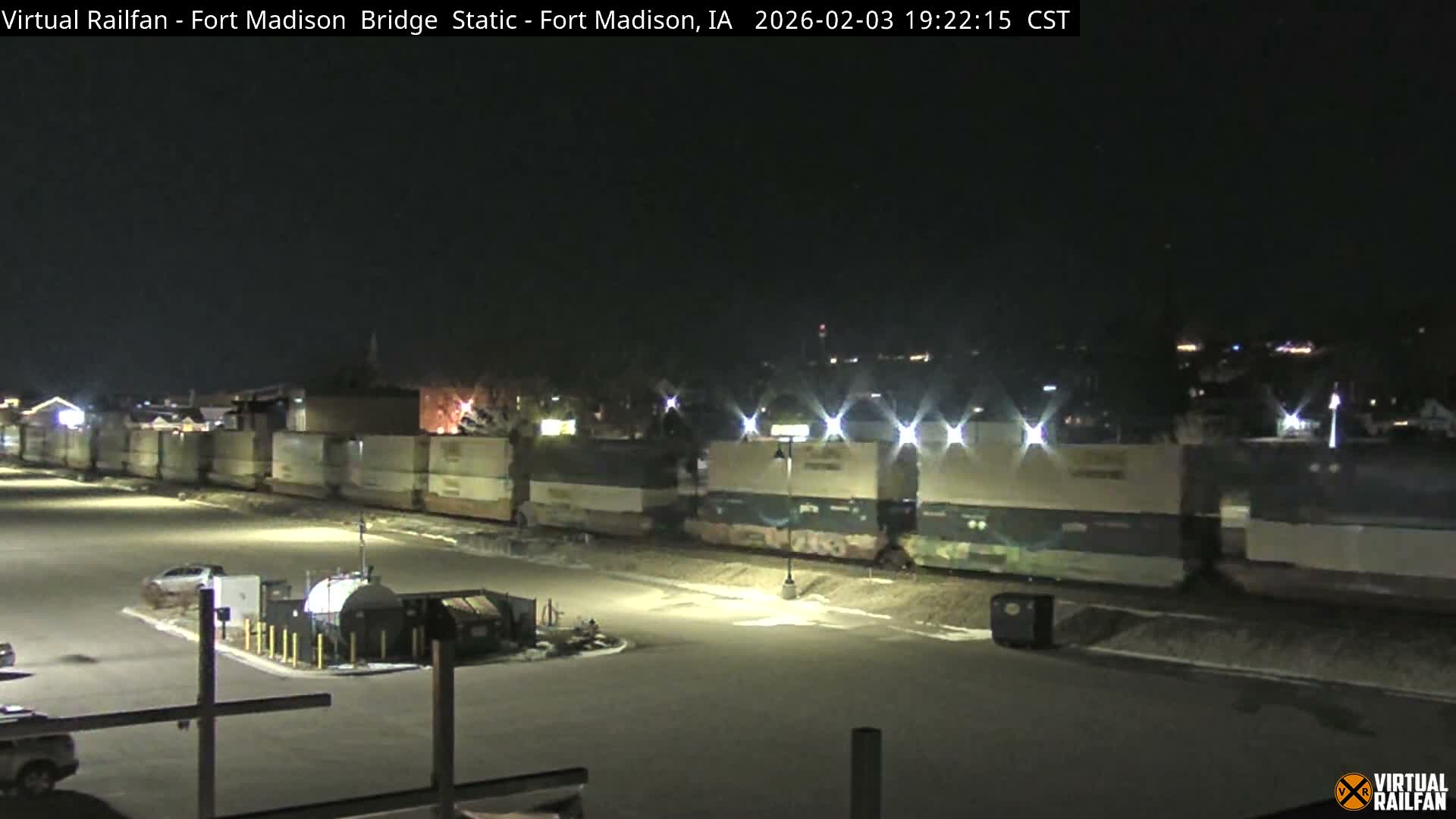 Fort Madison Railroad Crossing Live Cam -  Fort Madison, Lee, Iowa, USA