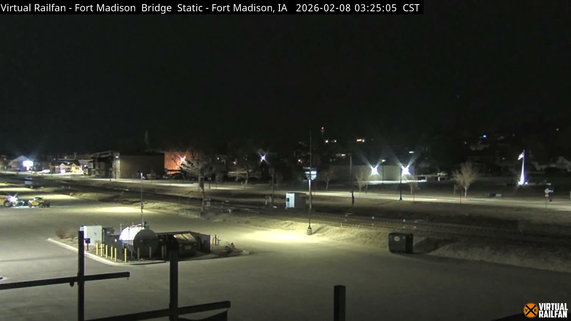 Fort Madison Railroad Crossing Live Cam -  Fort Madison, Lee, Iowa, USA