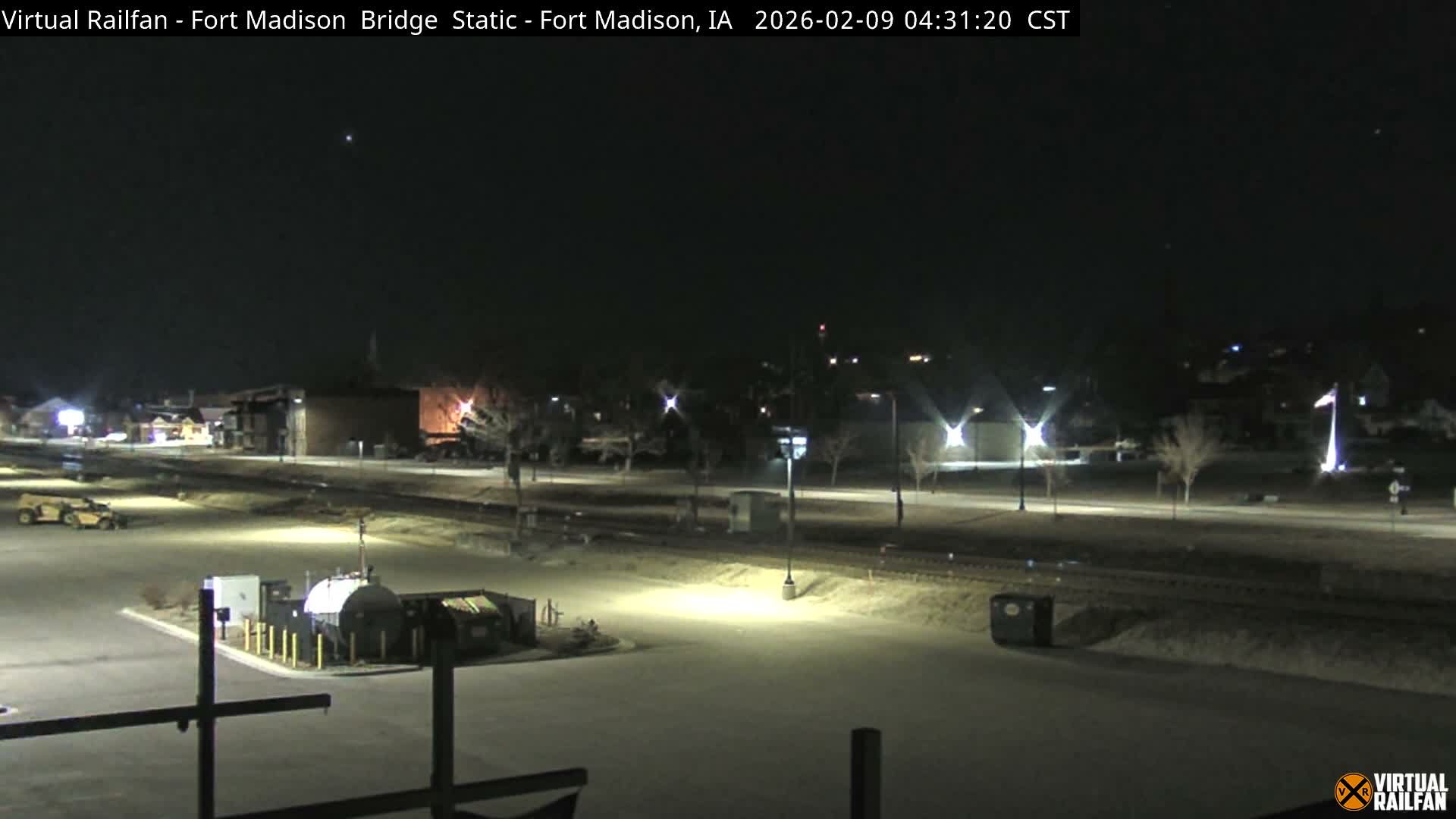 Fort Madison Railroad Crossing Live Cam -  Fort Madison, Lee, Iowa, USA