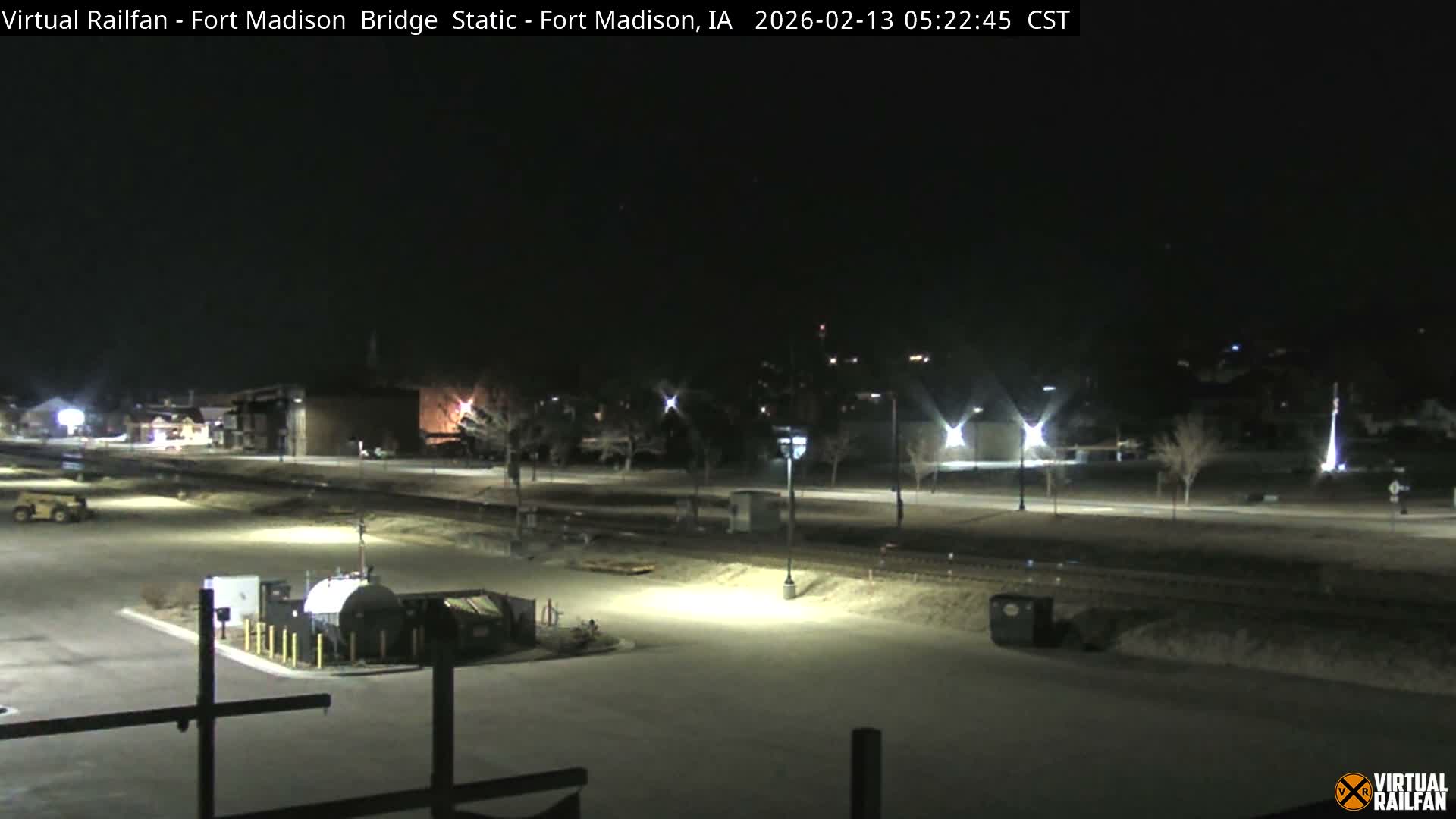 Fort Madison Railroad Crossing Live Cam -  Fort Madison, Lee, Iowa, USA