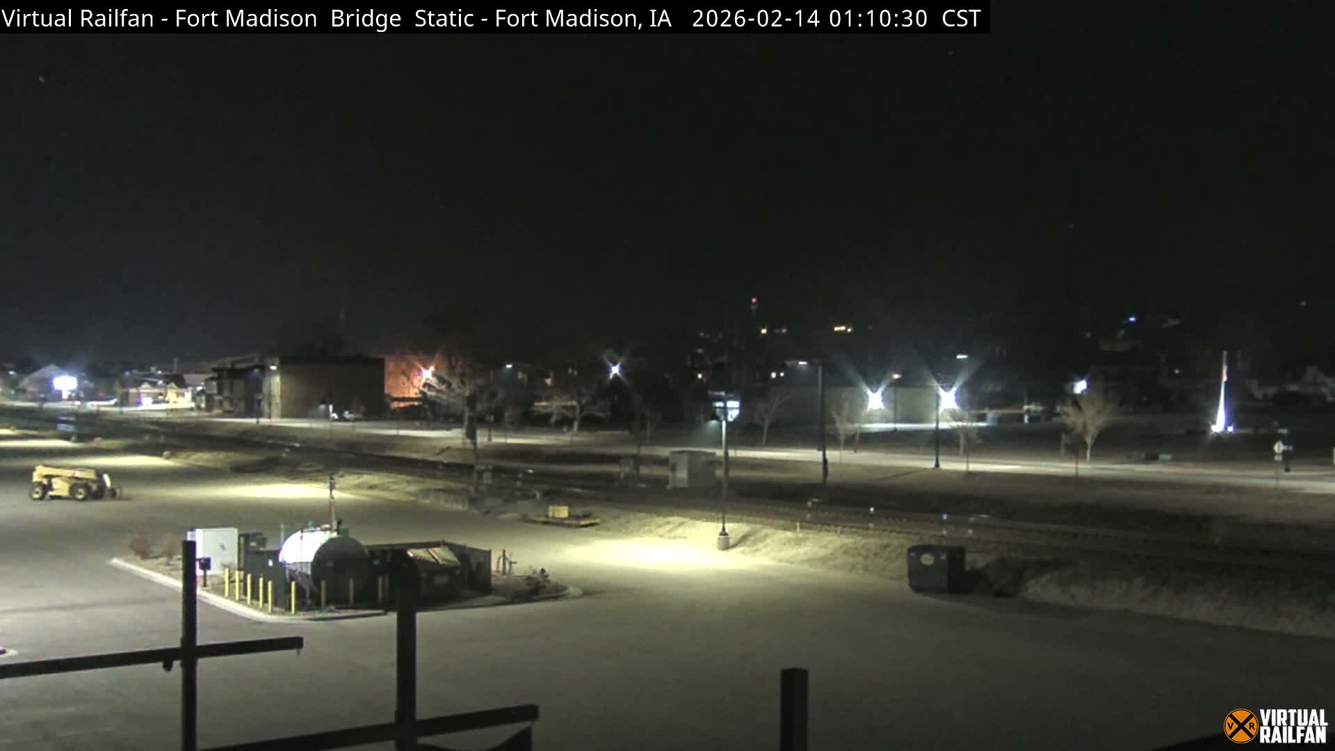 Fort Madison Railroad Crossing Live Cam -  Fort Madison, Lee, Iowa, USA