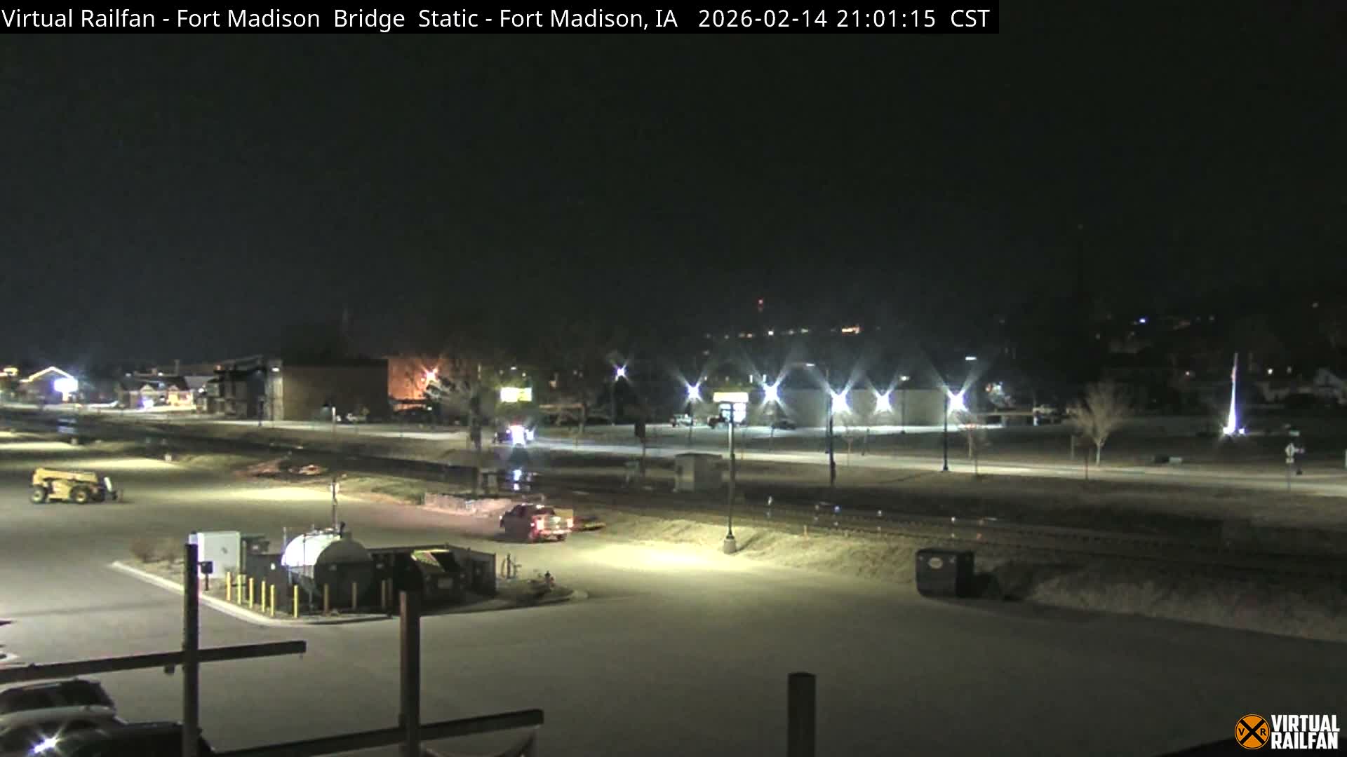 Fort Madison Railroad Crossing Live Cam -  Fort Madison, Lee, Iowa, USA