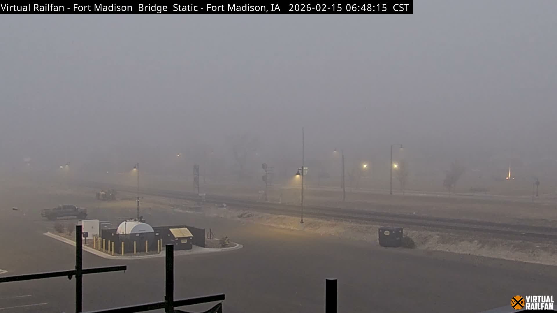 Fort Madison Railroad Crossing Live Cam -  Fort Madison, Lee, Iowa, USA