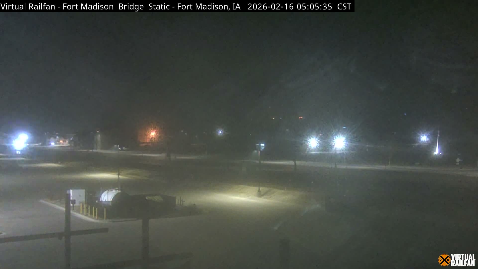 Fort Madison Railroad Crossing Live Cam -  Fort Madison, Lee, Iowa, USA