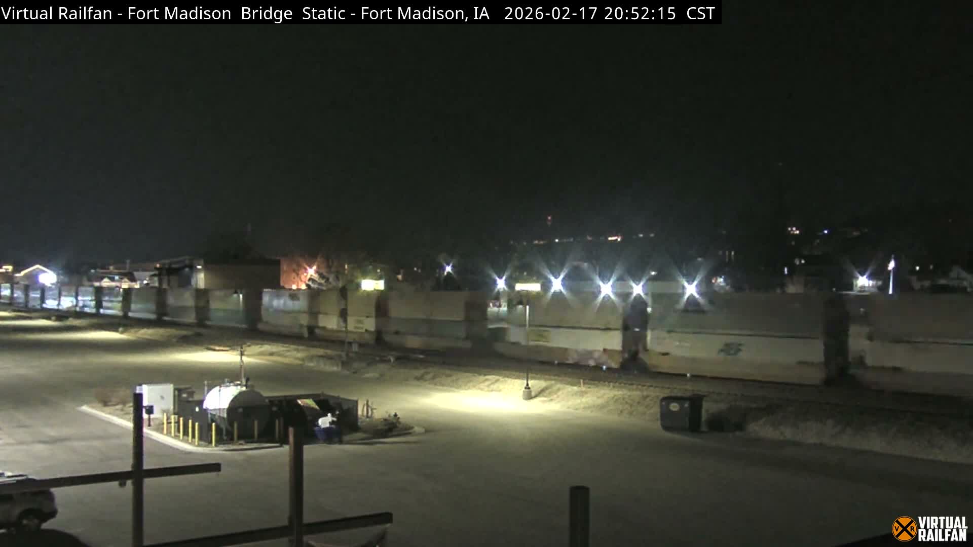 Fort Madison Railroad Crossing Live Cam -  Fort Madison, Lee, Iowa, USA