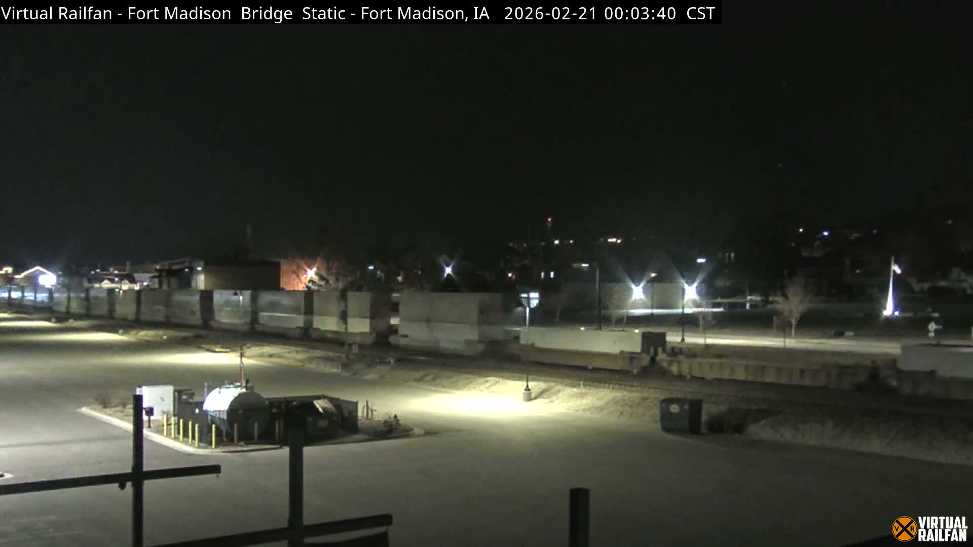 Fort Madison Railroad Crossing Live Cam -  Fort Madison, Lee, Iowa, USA