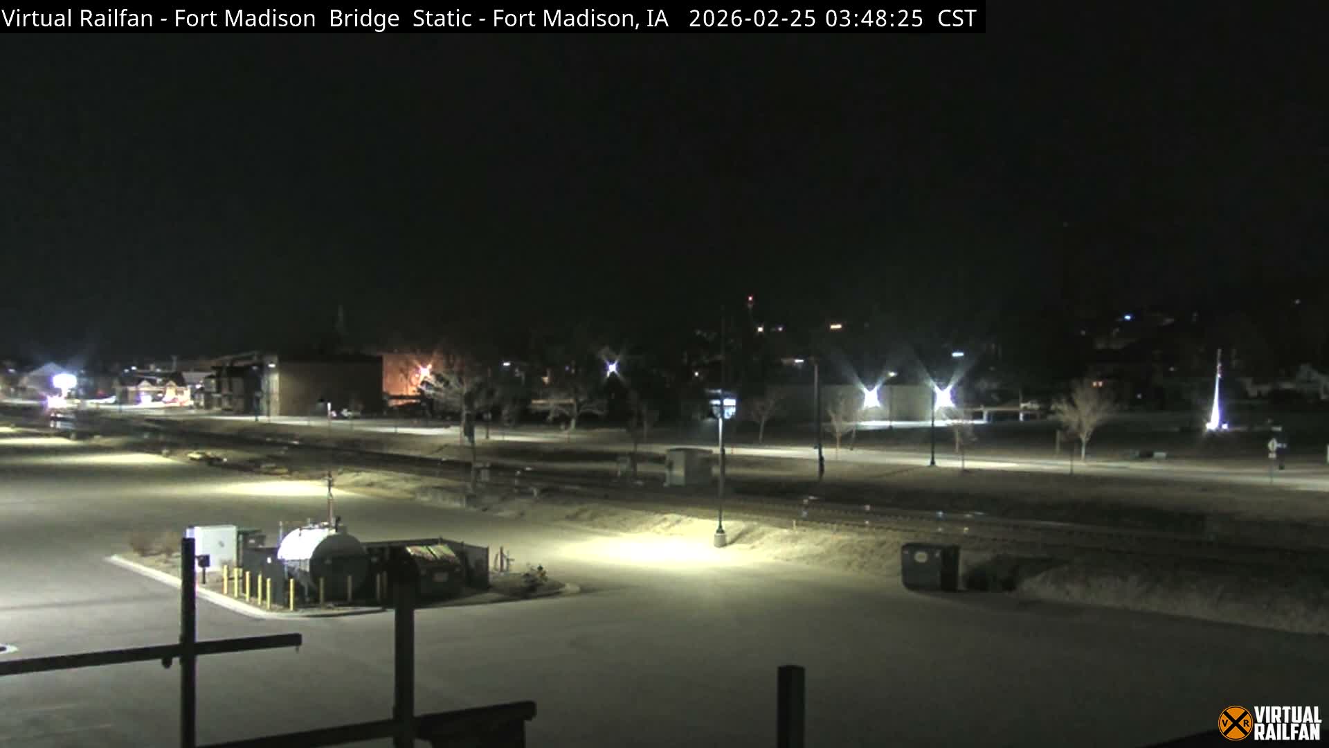 Fort Madison Railroad Crossing Live Cam -  Fort Madison, Lee, Iowa, USA