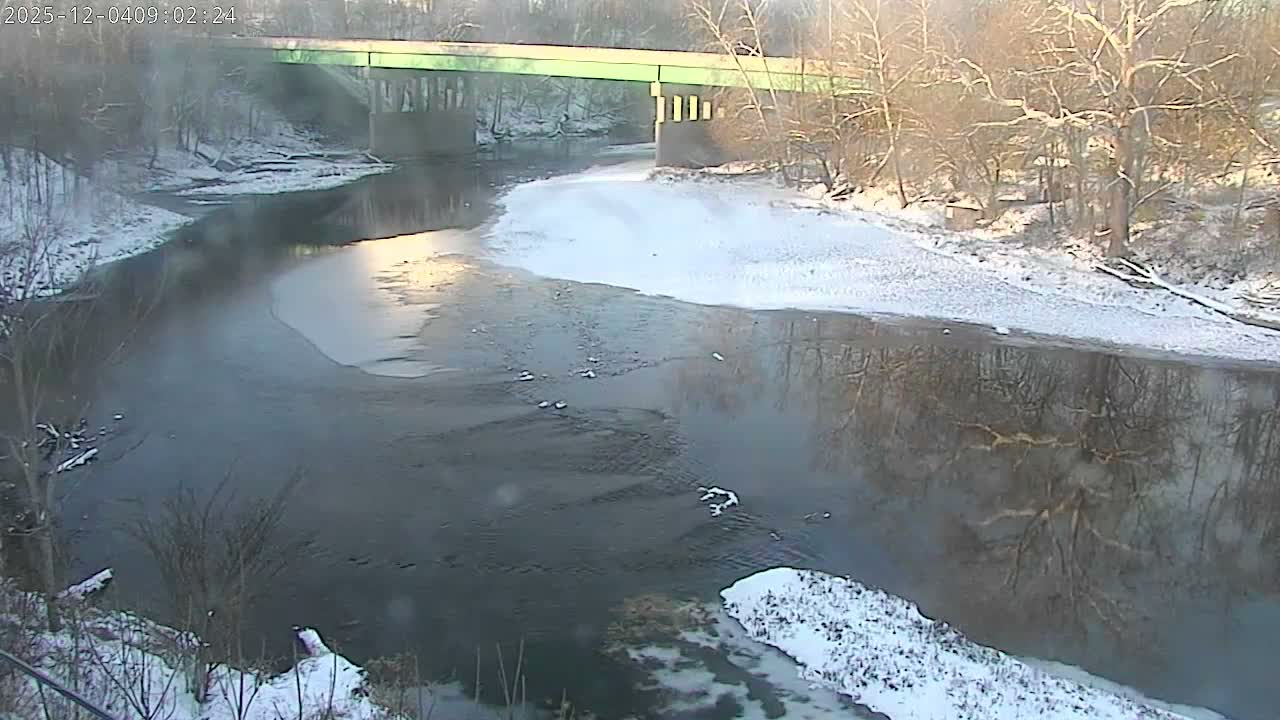 Crawfordsville Sugar Creek Live Cam - Crawfordsville, Montgomery, Indiana, USA