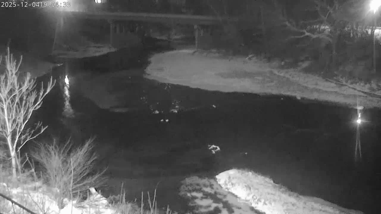 Crawfordsville Sugar Creek Live Cam - Crawfordsville, Montgomery, Indiana, USA
