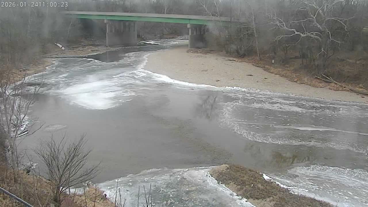 Crawfordsville Sugar Creek Live Cam - Crawfordsville, Montgomery, Indiana, USA