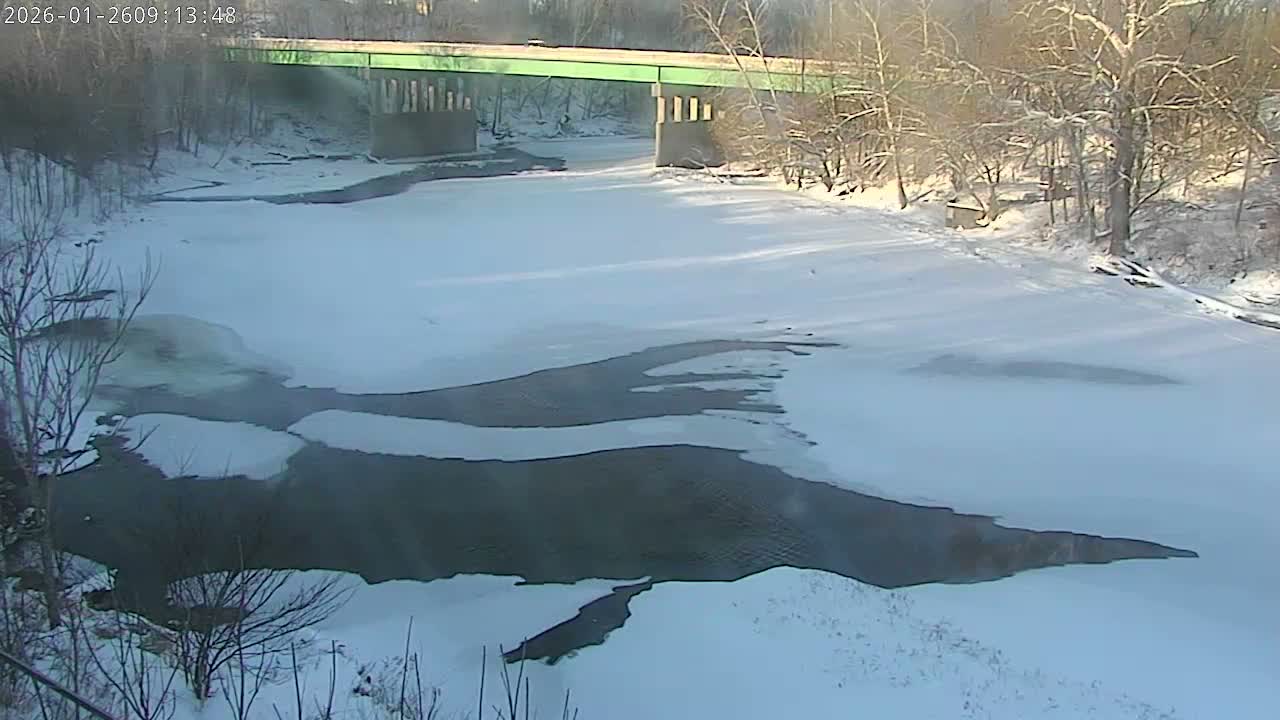 Crawfordsville Sugar Creek Live Cam - Crawfordsville, Montgomery, Indiana, USA