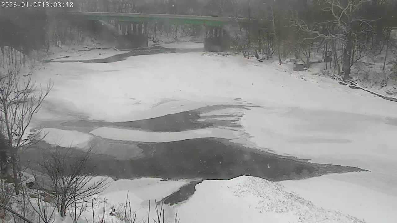 Crawfordsville Sugar Creek Live Cam - Crawfordsville, Montgomery, Indiana, USA