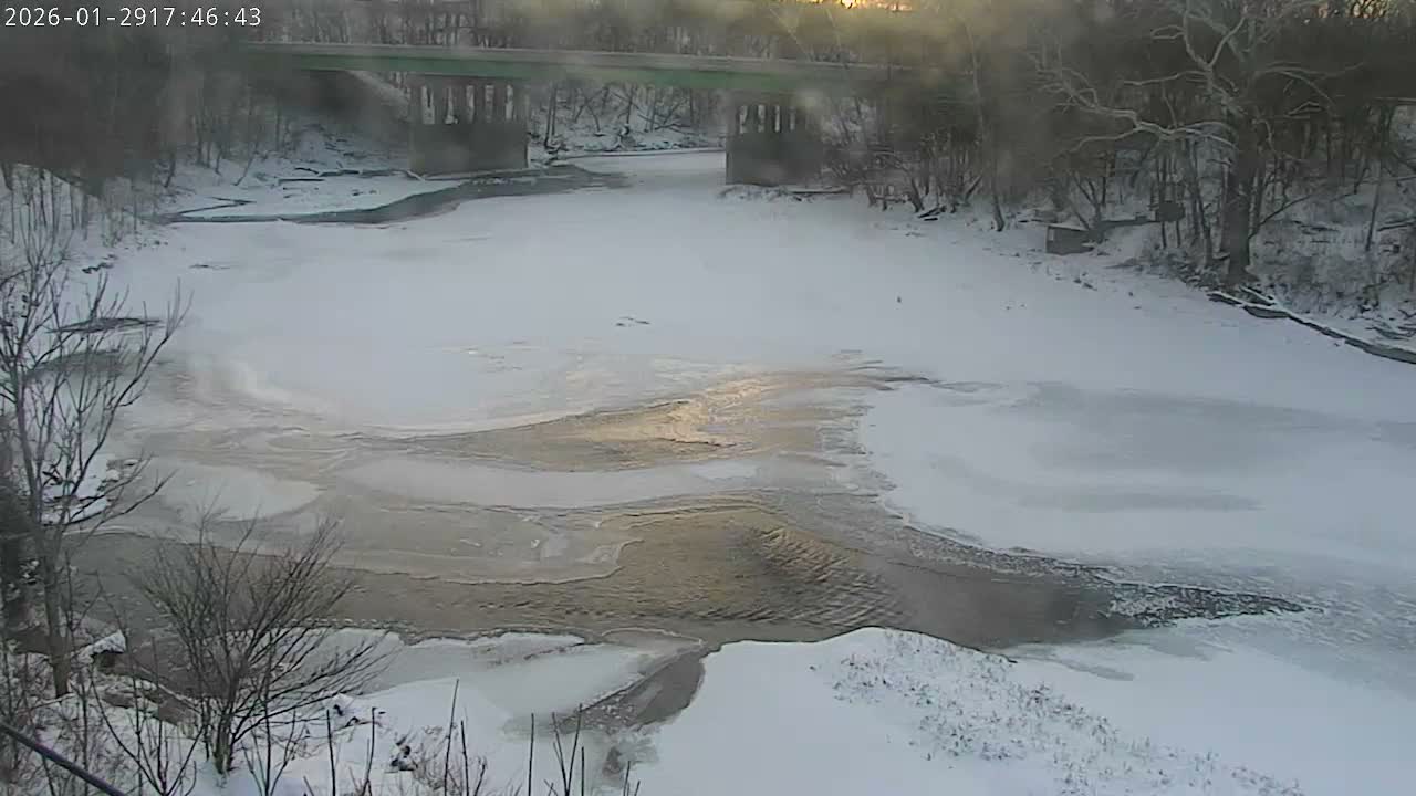Crawfordsville Sugar Creek Live Cam - Crawfordsville, Montgomery, Indiana, USA