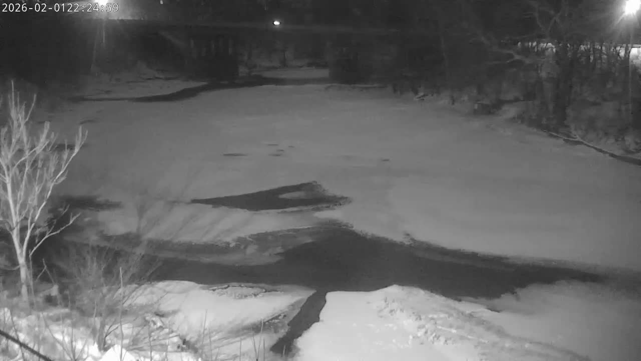 Crawfordsville Sugar Creek Live Cam - Crawfordsville, Montgomery, Indiana, USA