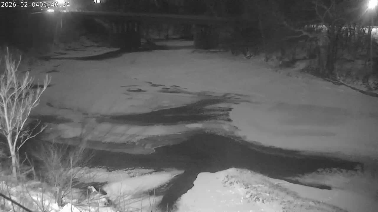 Crawfordsville Sugar Creek Live Cam - Crawfordsville, Montgomery, Indiana, USA