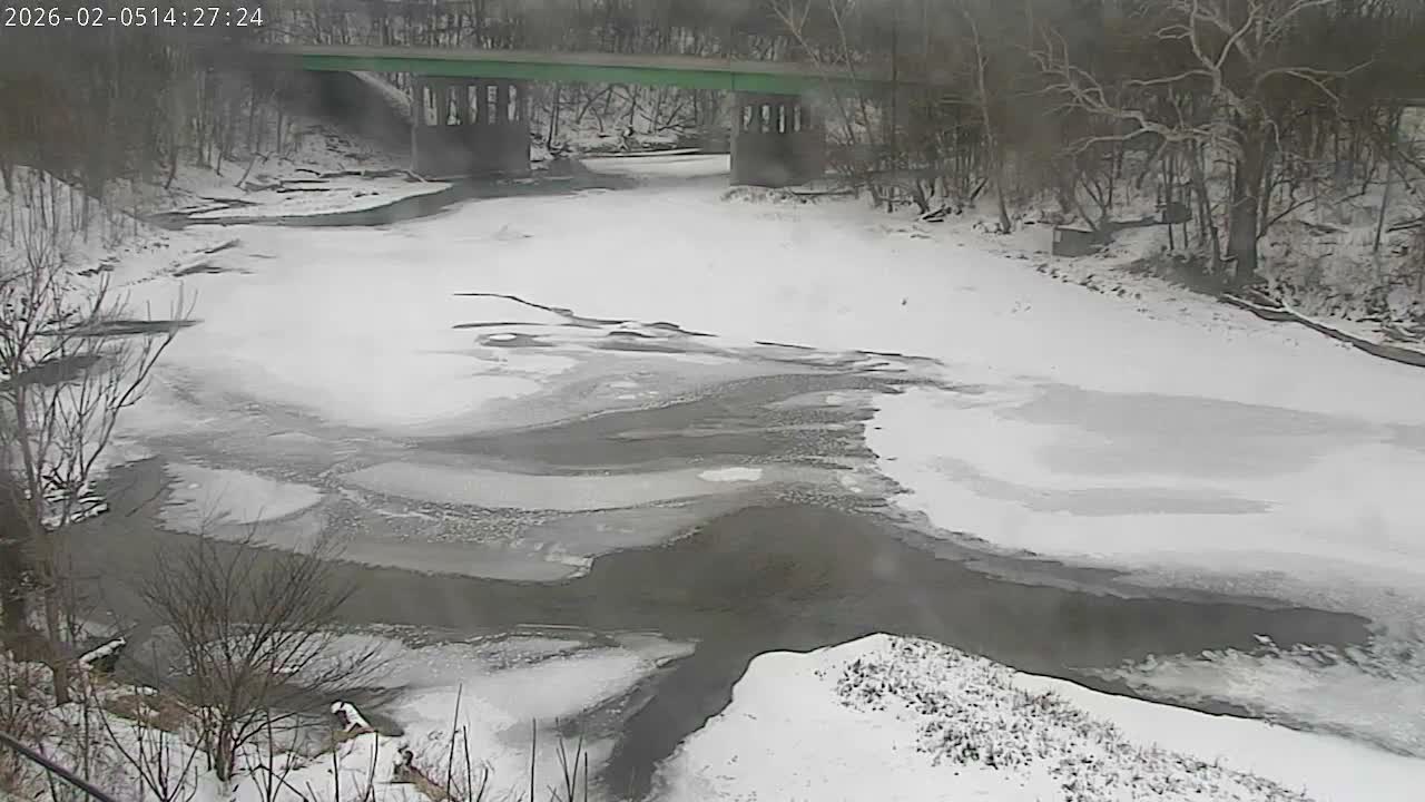 Crawfordsville Sugar Creek Live Cam - Crawfordsville, Montgomery, Indiana, USA