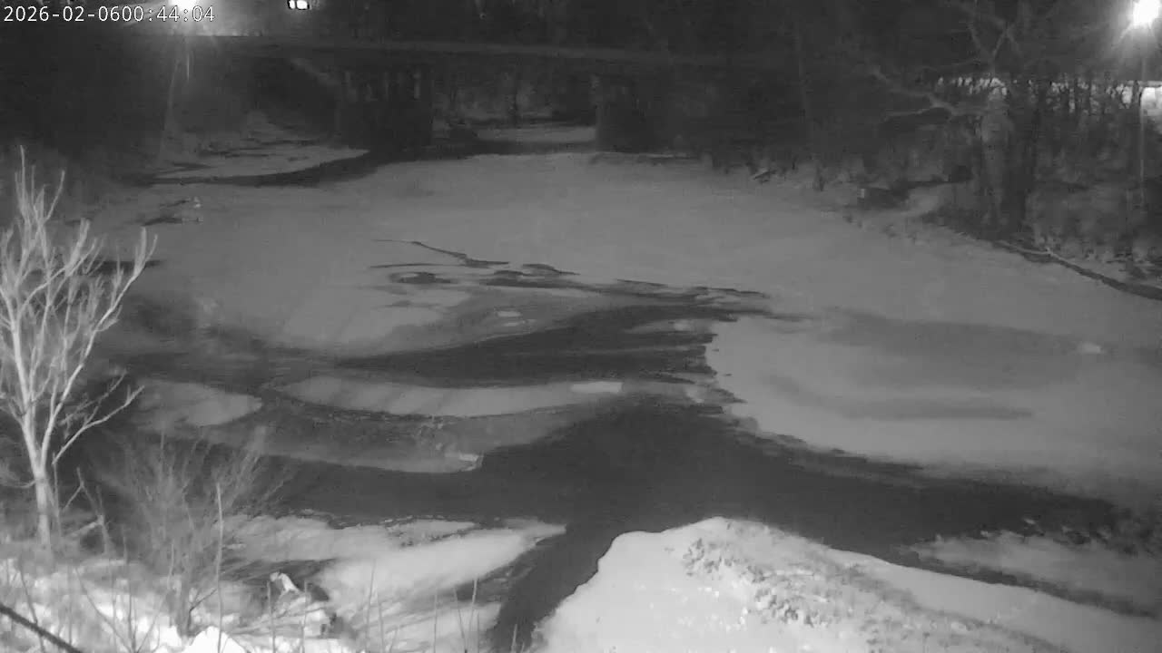 Crawfordsville Sugar Creek Live Cam - Crawfordsville, Montgomery, Indiana, USA