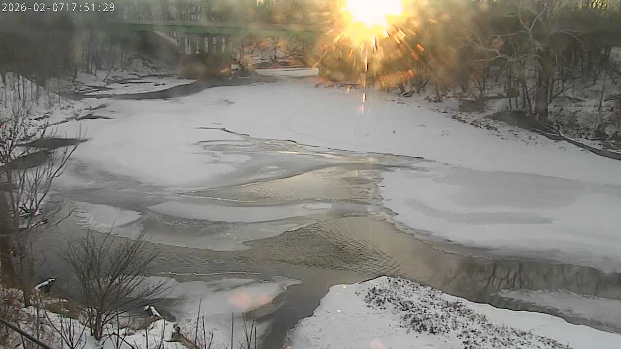 Crawfordsville Sugar Creek Live Cam - Crawfordsville, Montgomery, Indiana, USA