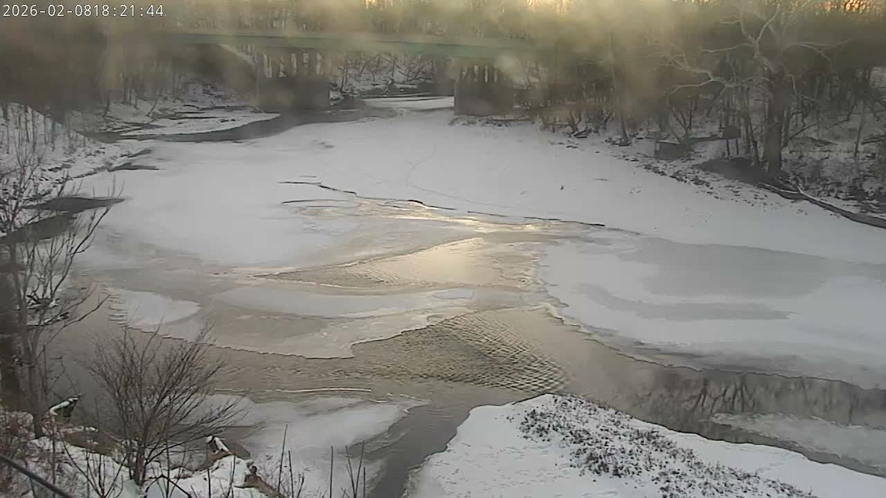 Crawfordsville Sugar Creek Live Cam - Crawfordsville, Montgomery, Indiana, USA