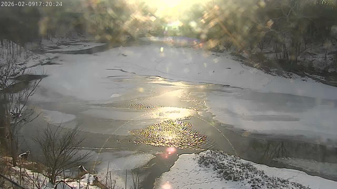Crawfordsville Sugar Creek Live Cam - Crawfordsville, Montgomery, Indiana, USA