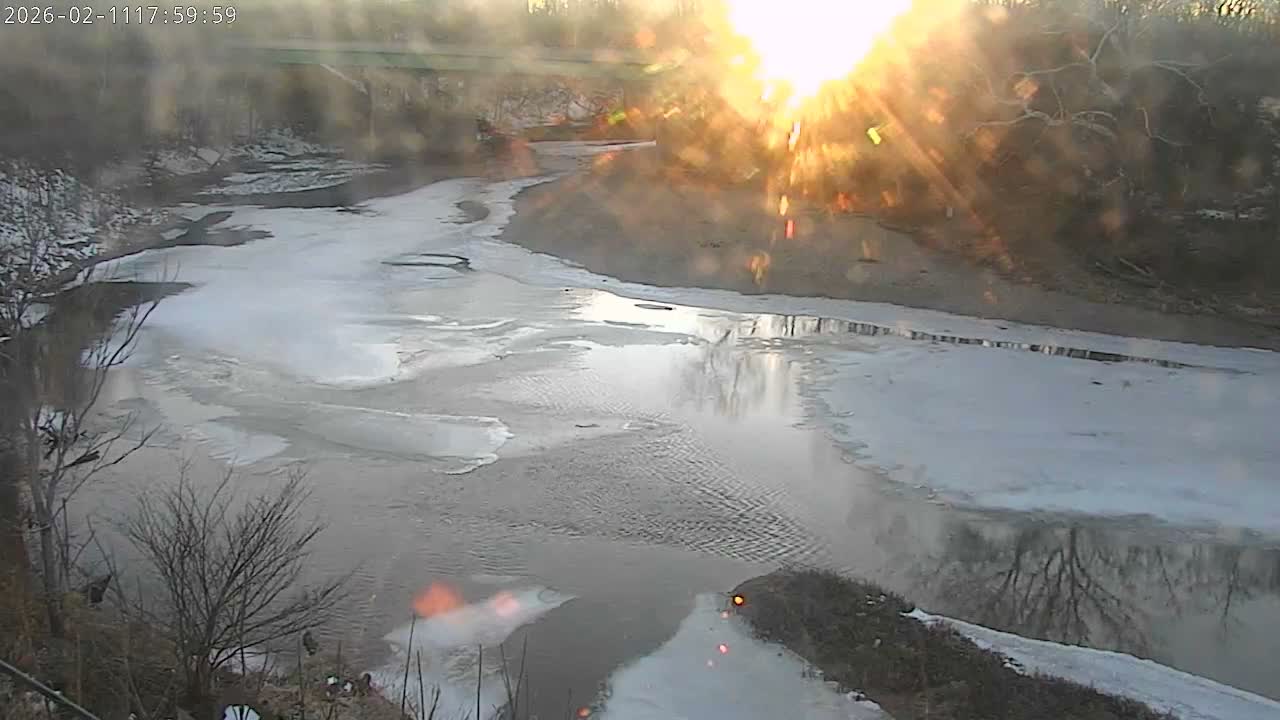 Crawfordsville Sugar Creek Live Cam - Crawfordsville, Montgomery, Indiana, USA