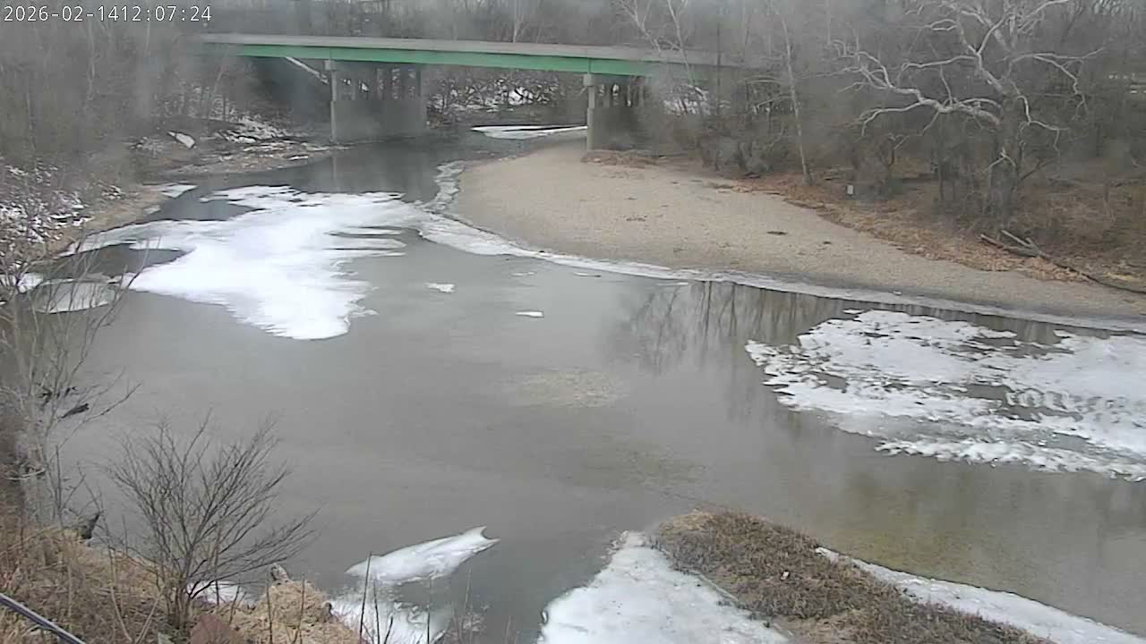 Crawfordsville Sugar Creek Live Cam - Crawfordsville, Montgomery, Indiana, USA