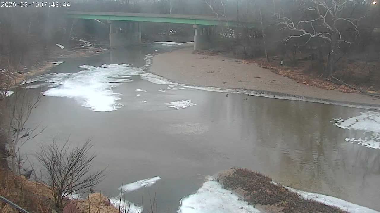 Crawfordsville Sugar Creek Live Cam - Crawfordsville, Montgomery, Indiana, USA