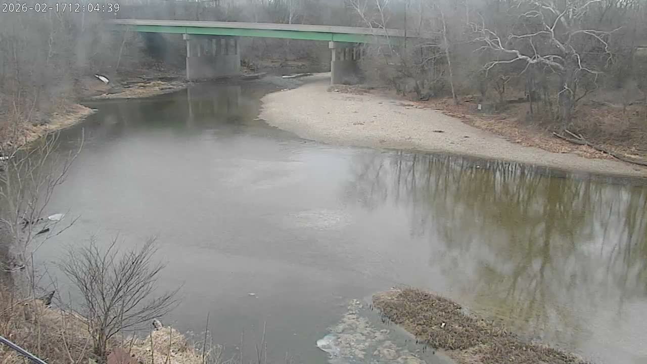 Crawfordsville Sugar Creek Live Cam - Crawfordsville, Montgomery, Indiana, USA