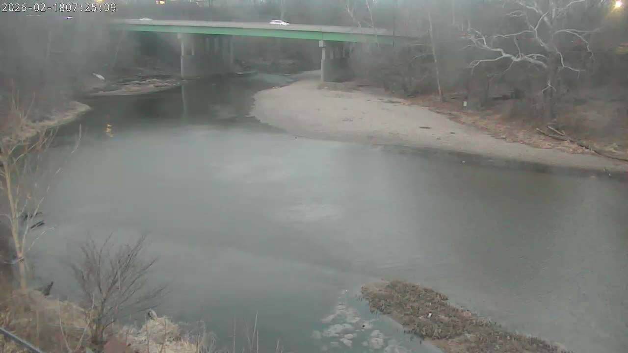 Crawfordsville Sugar Creek Live Cam - Crawfordsville, Montgomery, Indiana, USA