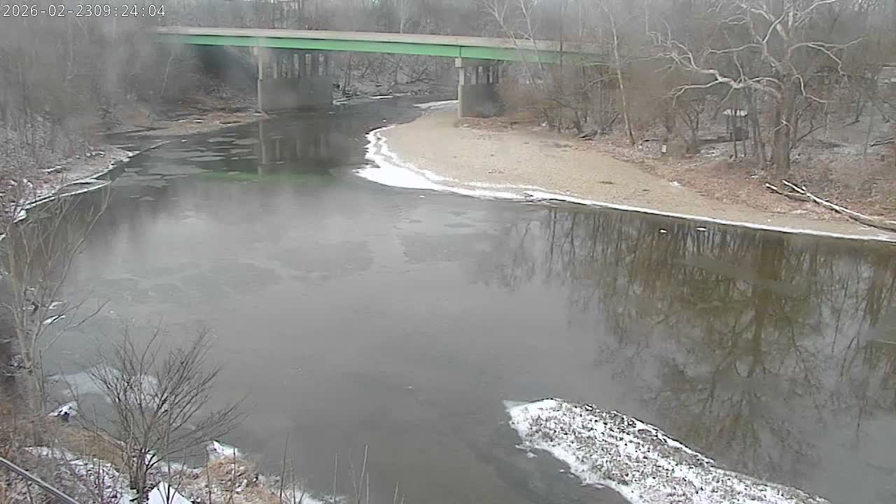 Crawfordsville Sugar Creek Live Cam - Crawfordsville, Montgomery, Indiana, USA