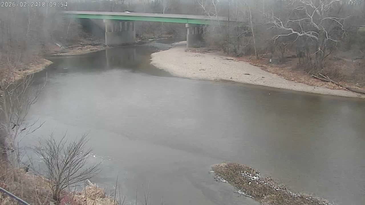 Crawfordsville Sugar Creek Live Cam - Crawfordsville, Montgomery, Indiana, USA