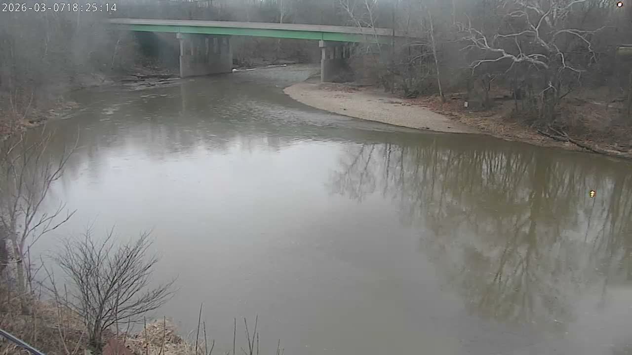 Crawfordsville Sugar Creek Live Cam - Crawfordsville, Montgomery, Indiana, USA