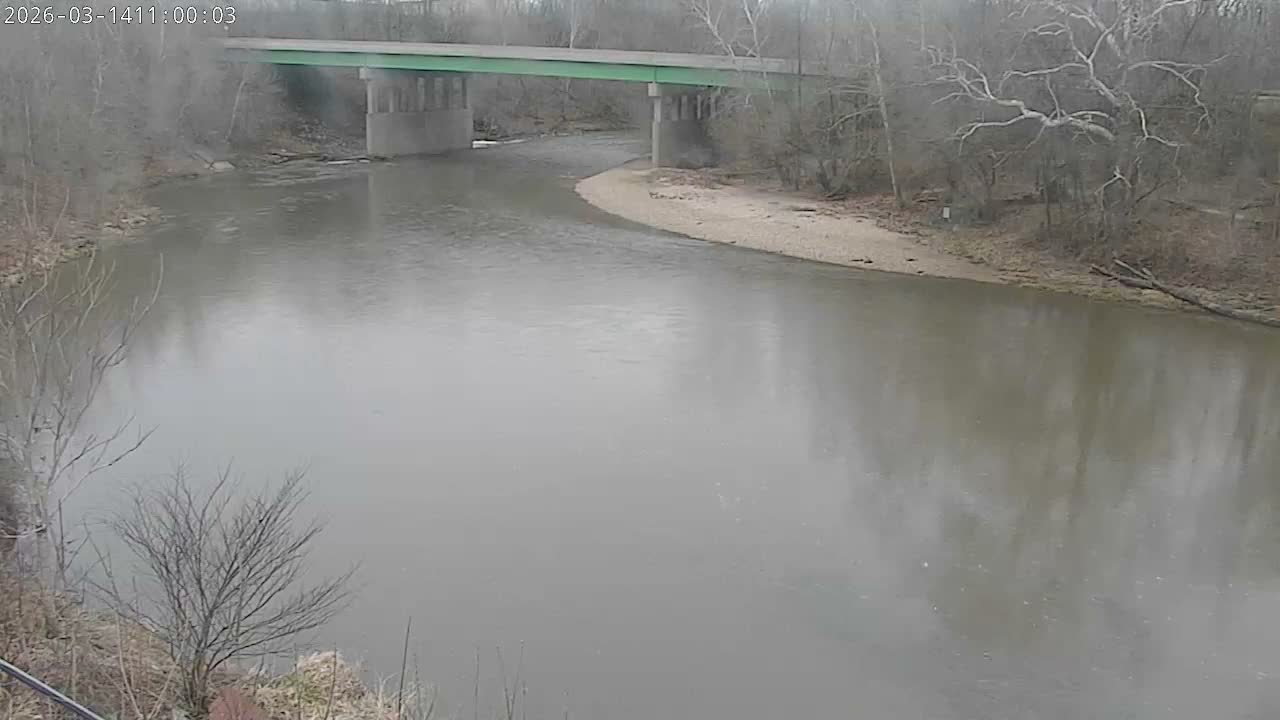 Crawfordsville Sugar Creek Live Cam - Crawfordsville, Montgomery, Indiana, USA