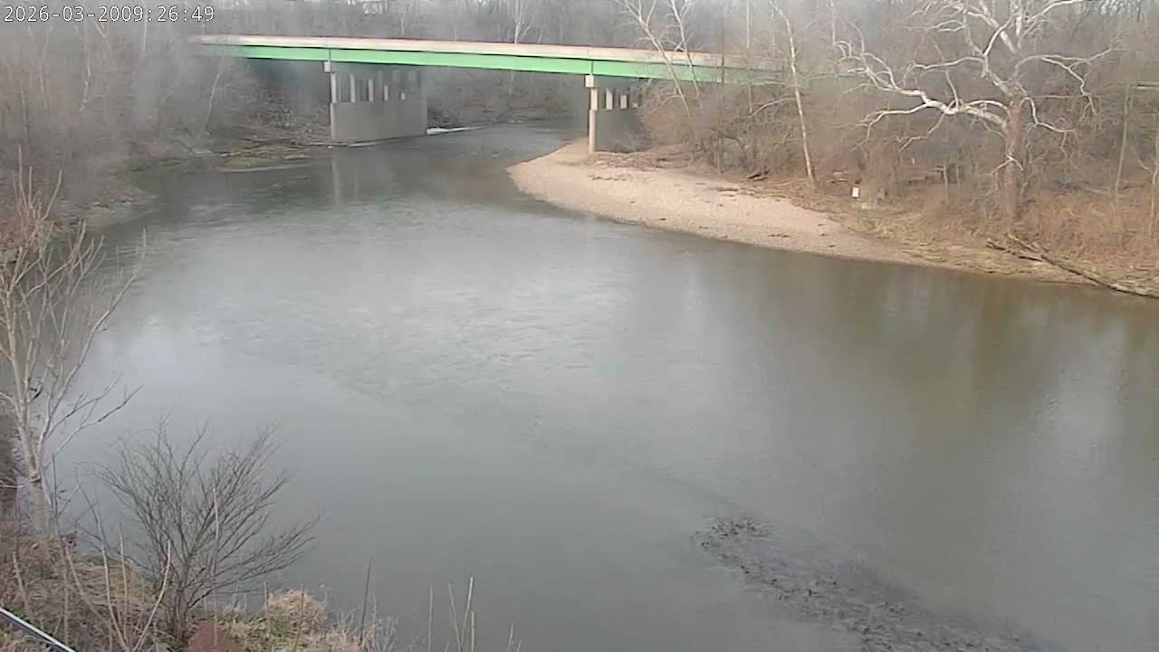 Crawfordsville Sugar Creek Live Cam - Crawfordsville, Montgomery, Indiana, USA